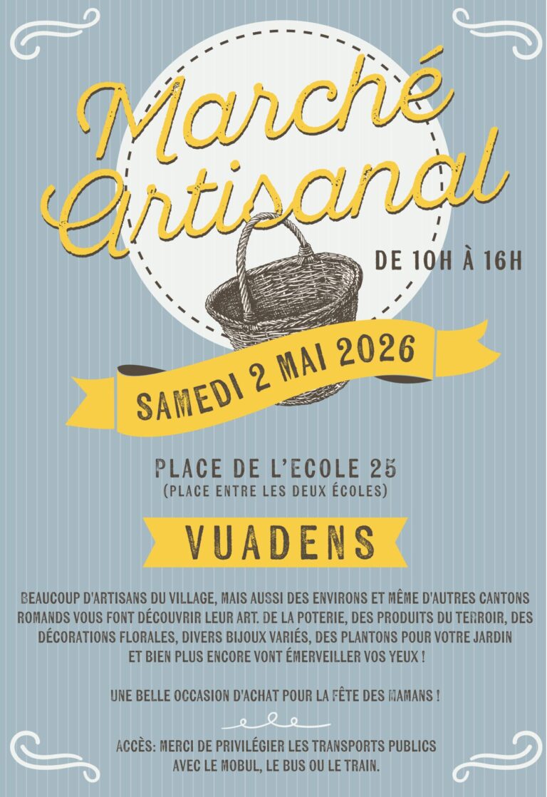 Marché artisanal de Vuadens